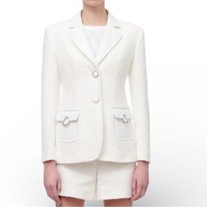 Moschino White Women's Blazer 2022 NWT